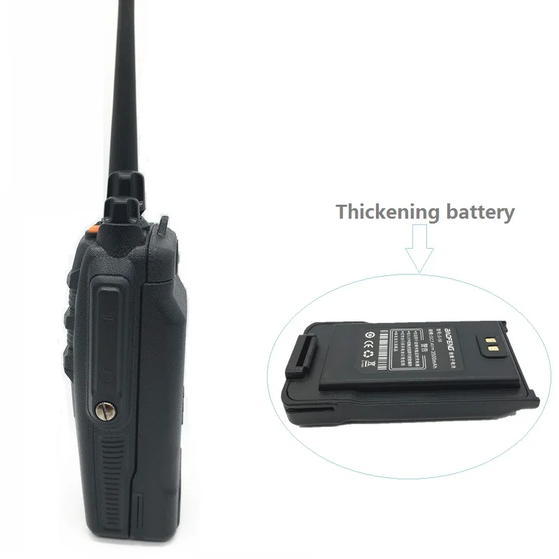 Baofeng S-56 влагонепроницаемые Walkie Talkie 10 Вт 3500 мА/ч, Любительское радио, Си-Би радиосвязь станция UHF диапазона 400-470 МГц радиоприемник HF UV-9R BF-9700