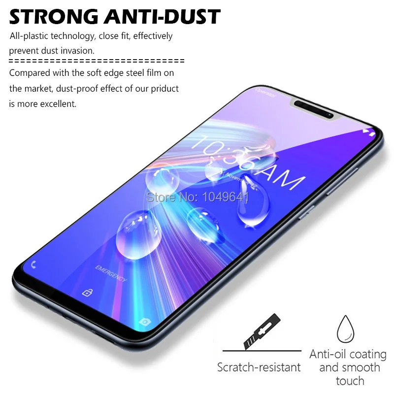 KOC3531_4_Tempered Glass for Asus Zenfone Max M2 ZB663KL Full Screen Coverage Protective Film For Asus Zenfone Max M2 Pro ZB631KL