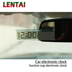 LENTAI – ventouse d'horloge de voiture avec affichage numérique LCD, pour Ford focus 2 3 mk2 fiesta ranger Renault megane 2 3 duster Mini cooper 1 pièce