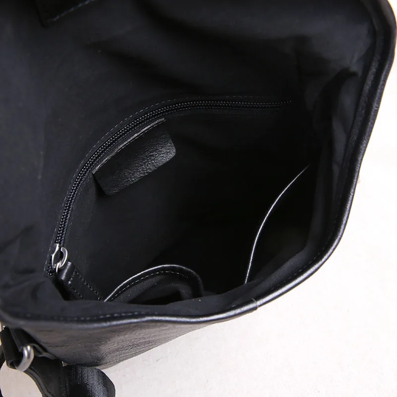 AETOO Shoulder bag men's leather crossbody bag new men's bag head layer leather ultra-thin men's casual small bag