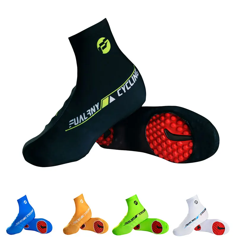 

2018 FUALRNY NEW Pro Cycling Shoe Cover high-grade Windproof Road Bike Bicycle Shoes Cover Warm Cycling Overshoes 6 color black