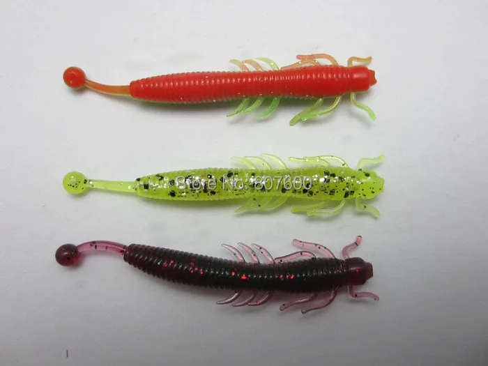 

BassLegend - Soft Plastics Fishing Grubs Shining Crawfish Bass Pike Trout 70mm/2.1g