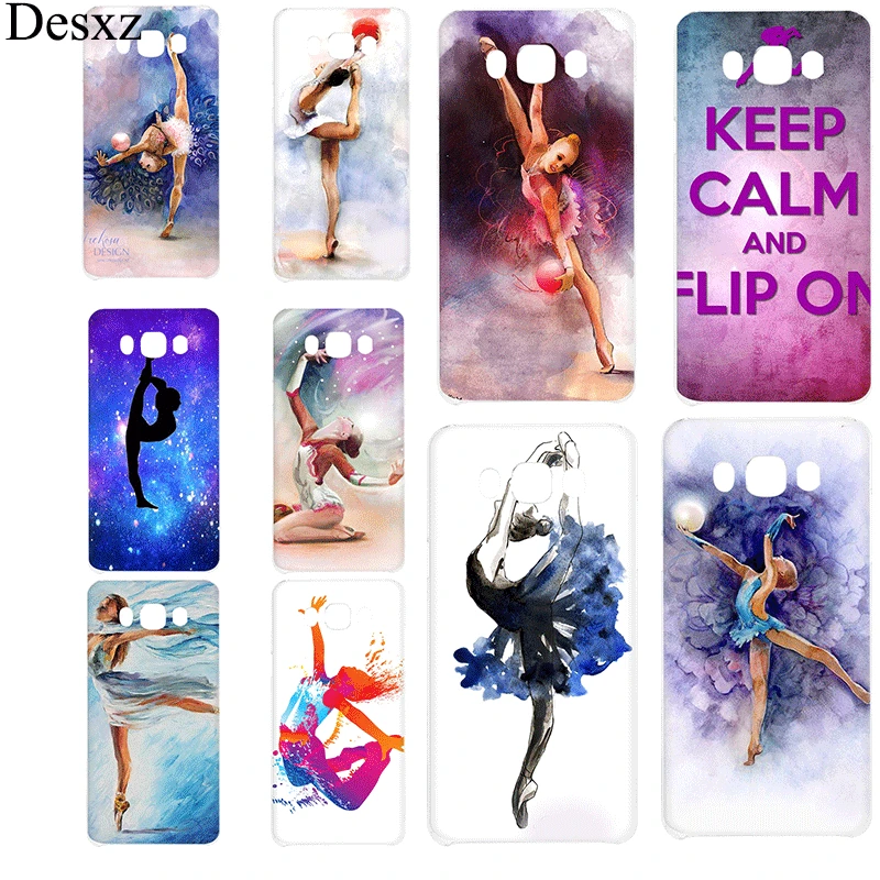 

Desxz Cell Phone Case Love Gymnastics Oil Painting For Samsung Galaxy J1 J2 J3 J5 J7 J6 Prime Hard Cover