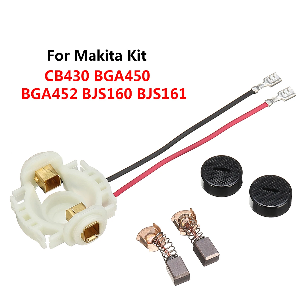 

1set New Carbon Brush Holder Kit For Makita CB430 BGA450 BGA452 BJS160 BJS161 70x70x30mm