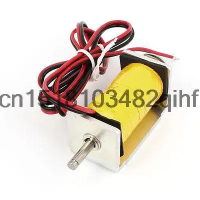 

DC 12V 0.39A 4.72W Pull Type 4.85mm 300gf Electromagnet Solenoid