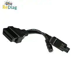 OBD2 автомобильный кабель для Mitsubishi 12Pin до 16Pin OBDII Женский 12Pin диагностический мужской для Mitsubishi 12 Pin бесплатная доставка