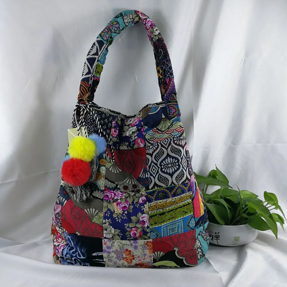 bags women shoulder national bag women's handbag (2)