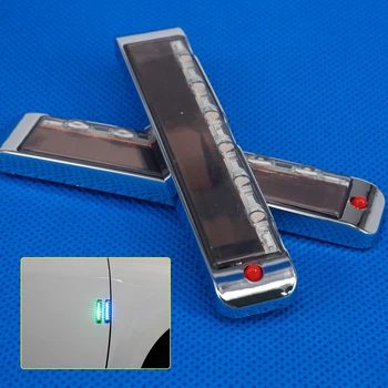 

CITALL Car-styling 2PCS Door Edge Bumper Guard Scratch Protector Solar LED Strobe Flashing Warning Light