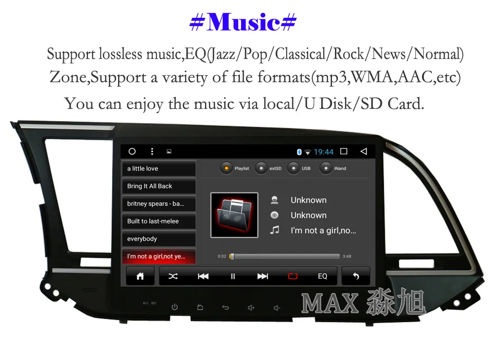 Best MAX 2G 32G Android 8.1.0 For Hyundai Elantra 2016 2017 Car GPS Navigation System Car Radio RDS WiFi free Map Bluetooth Call SWC 7