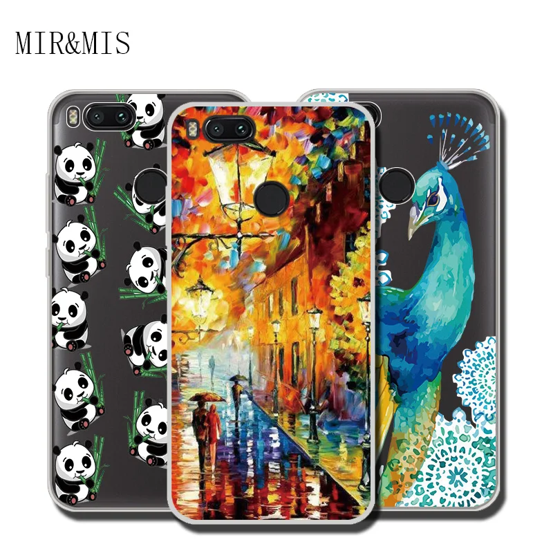 For Xiaomi Mi5x Mi 5X 5.5 Inch Phone Case Soft Tpu Silicone Back Cover Protective Printed Fundas MIR&ampMIS |