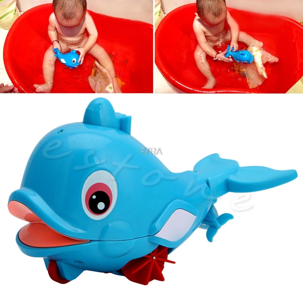 Горячий КИТ брызги детские игрушки для купания вода играть пластиковый Плавательный амфибия-TwFi