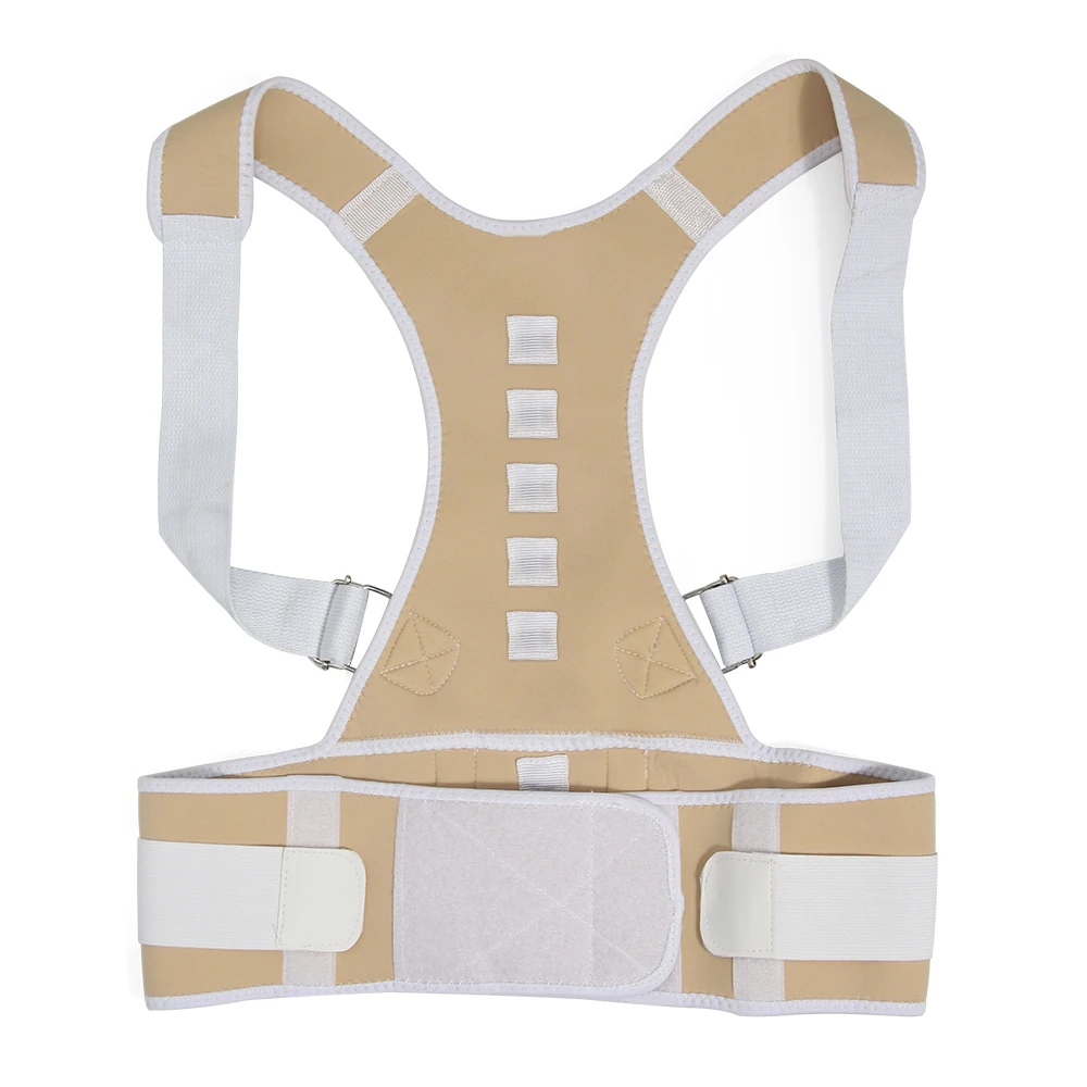 Magnet Neoprene Lower Back Brace Posture Corrector Clavicle Support For Scoliosis Spondylolisthesis Thoracic Relieves Back Pain
