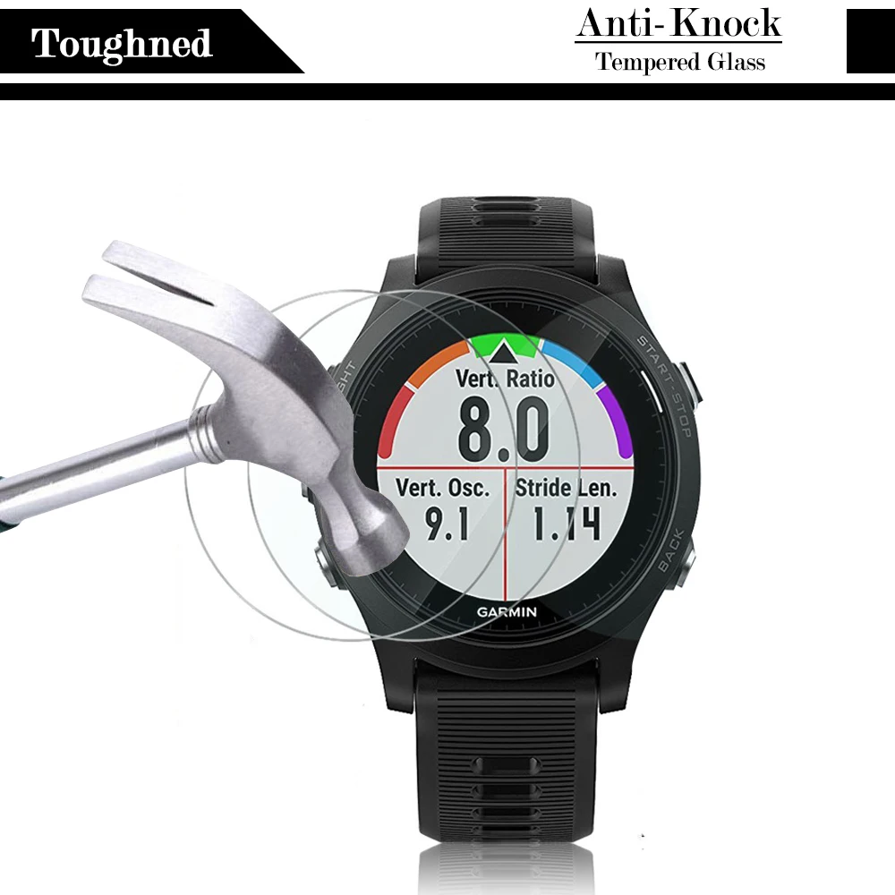 2 шт Защитное стекло для Garmin Forerunner 935 закаленное стекло Смарт-часы закаленное протектор экрана наручные часы пленка Glas