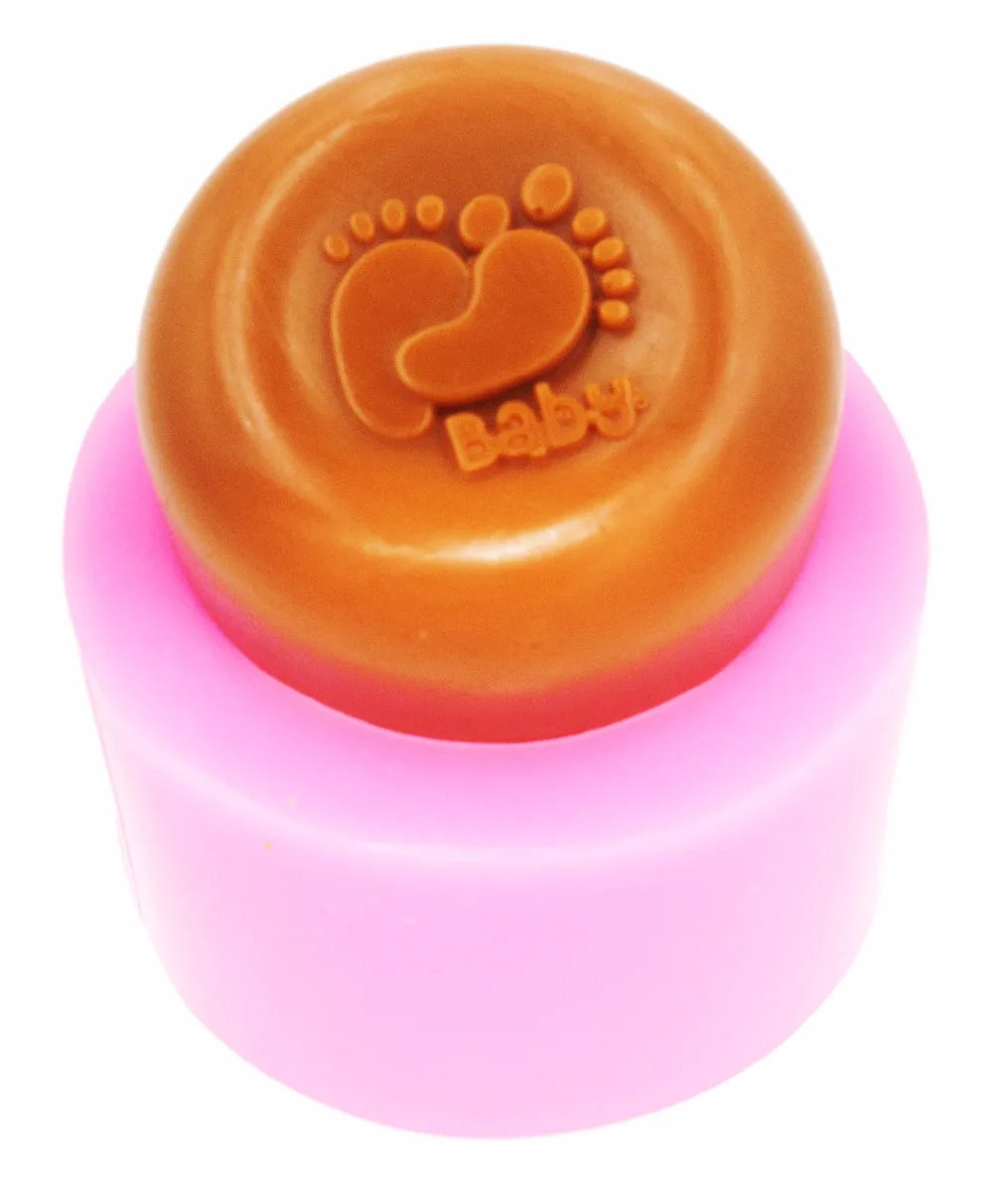 Baby Feet Mould Craft Art Silicone 3D Soap Mold Craft Molds DIY
