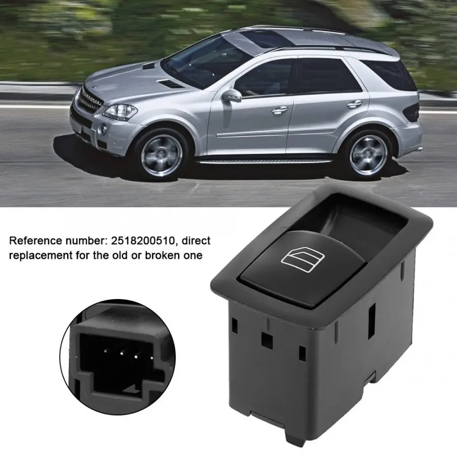 

Car Window Control Switch for Mercedes-Benz W164 X164 W251 ML GL Car Switch Relay Car Accessories 2518200510