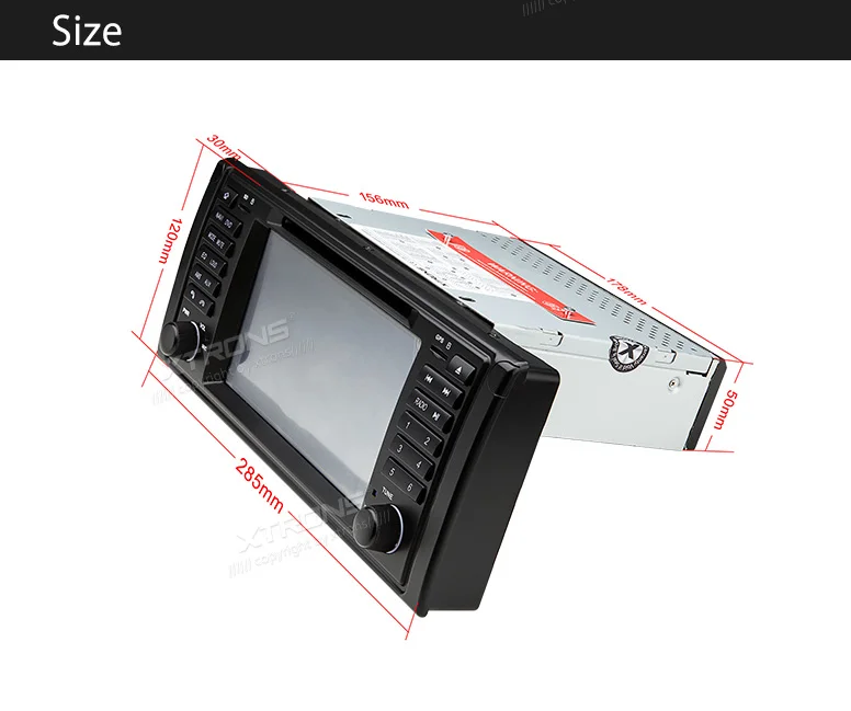 Perfect XTRONS 7" HD Car DVD Player 2 din Radio DAB+Canbus GPS Navigation For BMW 5 Series E39 M5 1999-2003 / 7 Series  E38 1994-2001 17