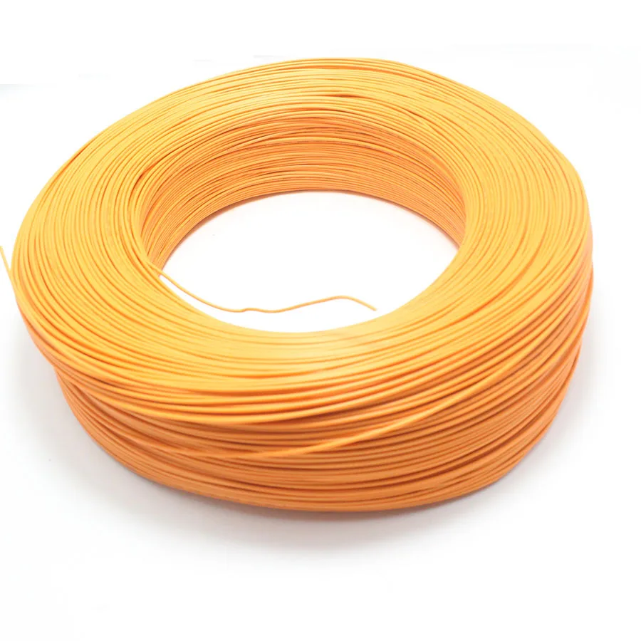 5 метров UL1007 UL-1007 провод кабель 24AWG 11/0. 16TS 80C 300V 1,4 мм ПВХ электронный кабель UL сертификация 10 цветов для DIY - Цвет: Оранжевый