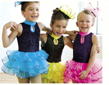 

2018 Ballet Children's Dance Clothing Performance Female Stage Costumes Dress The Original Single European And American Design