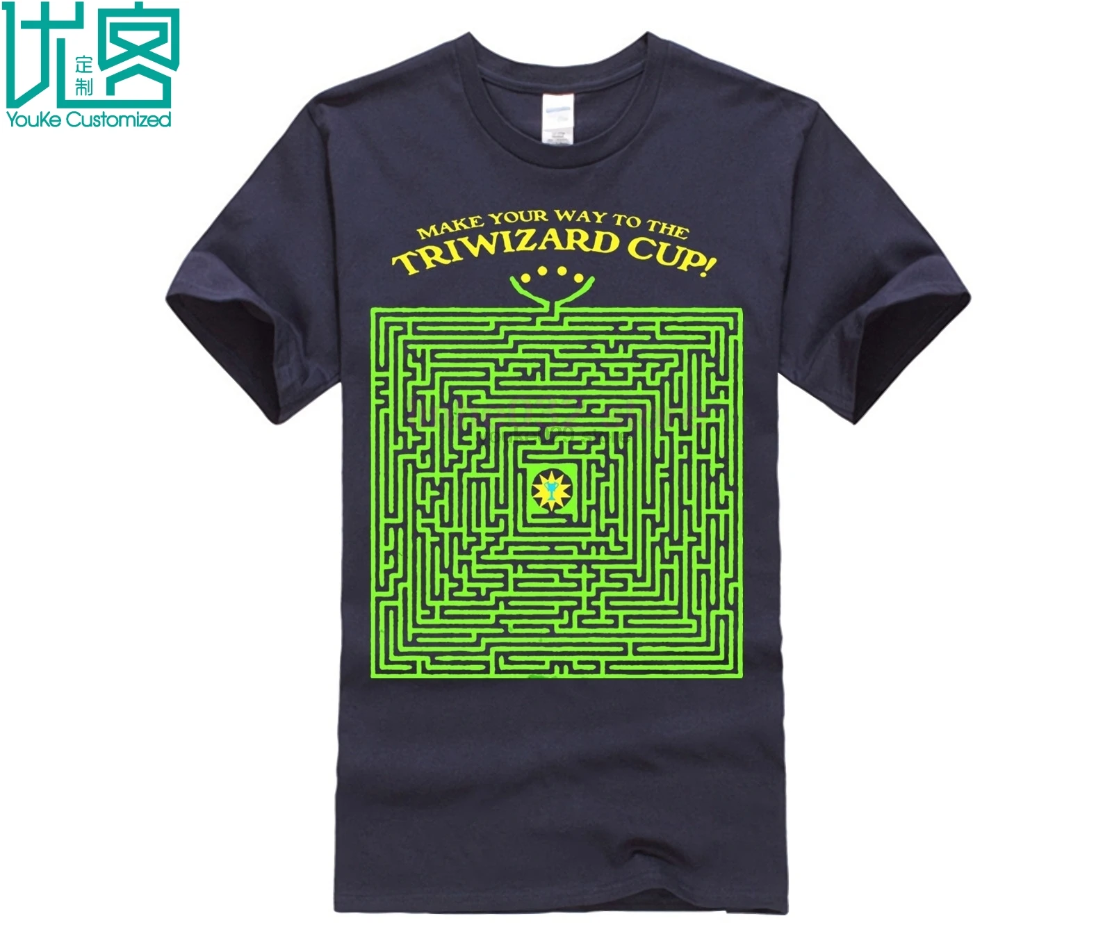 

2019 hot sell men harry tee TRIWIZARD CUP MAZE T-Shirt potter men t shirt
