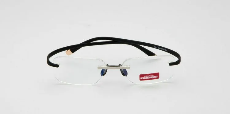 Mincl/очки для чтения карта 100 Мода без оправы очки для четкости видения анти усталость ультра-светильник