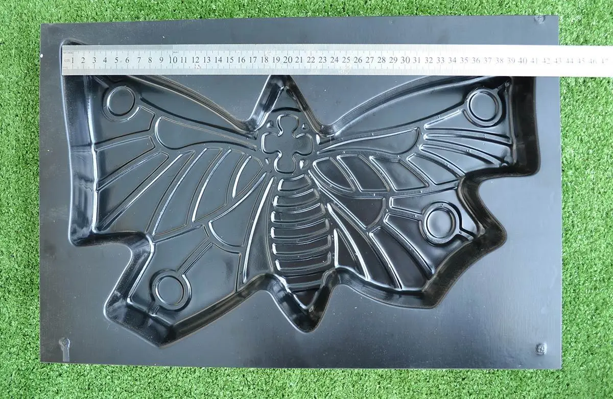 1 Piece Stepping Stone Butterfly Mold Concrete Cement Mould for garden path