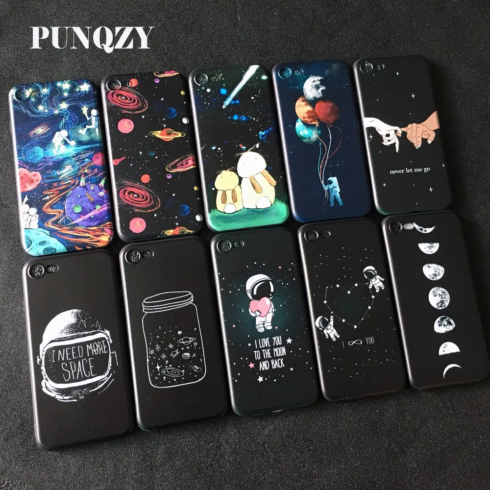 

Back Shell Silicone Cover Couple Case For iPhone X 6 6S 7 8 Plus 5 5S SE XS Max XR Starry sky Vintage Patterned Geometric Plain
