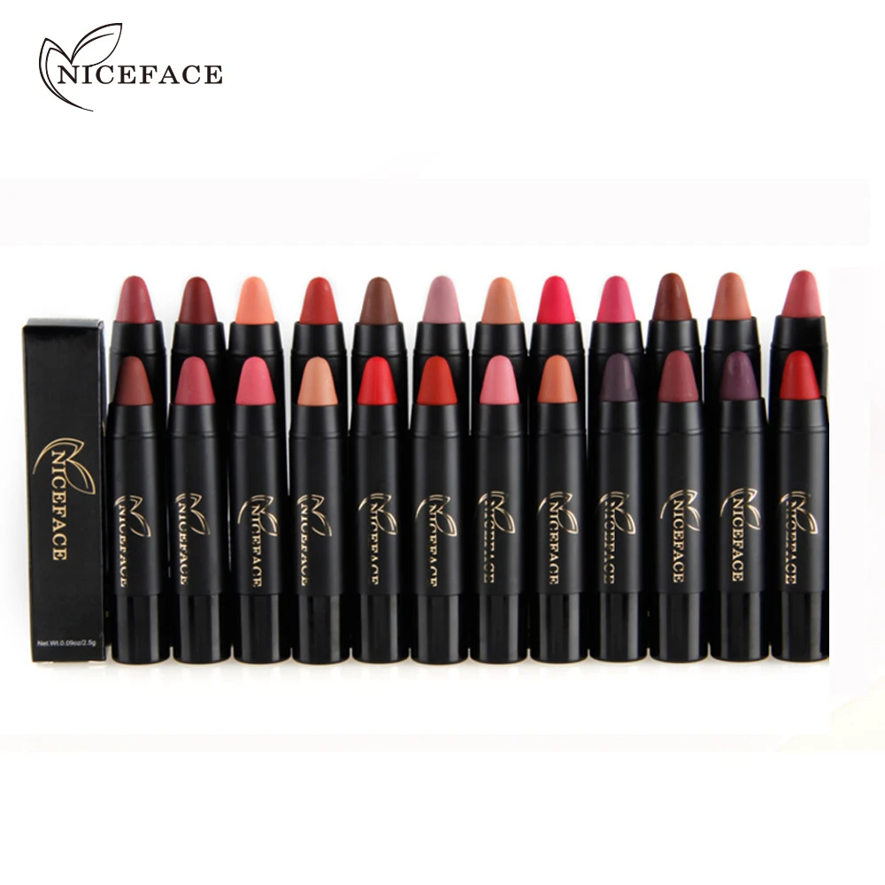 Soft Texture Matte Lipstick Set Long Lasting Waterproof Lipstick Pen Pencil Lip Sexy Lip Makeup Cosmetics Kit (8)