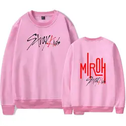 Корейская Мода Kpop StrayKids Stray Kids MIROH альбом женский/мужской свитер с капюшоном с буквенным принтом длинный рукав Crewneck толстовка