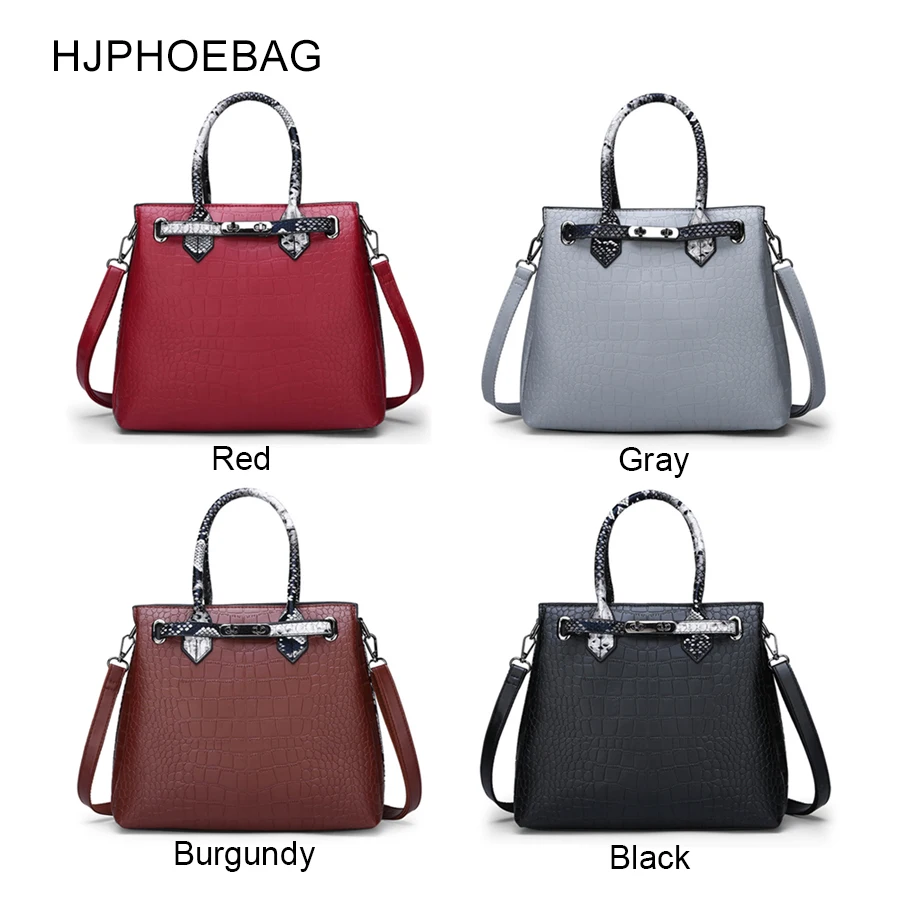 HJPHOEBAG модная сумка ведро в виде змеи портативная однотонная женская простая