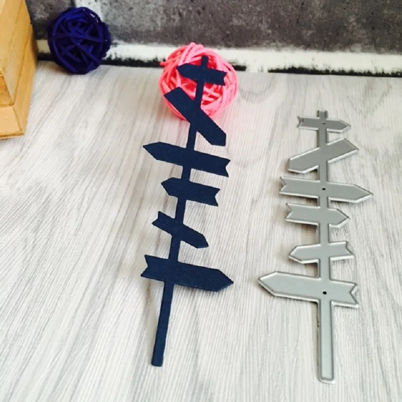 

Guidepost cut dies Scrapbooking Metal Cutting Dies for DIY Photo Album Decorative Paper Cards Making Craft die Cartoon 2019 dies