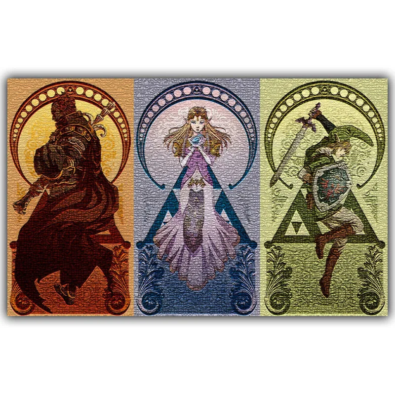

The Legend Of Zelda Game Art Silk Poster Print 30x48cm 60x96cm Game Wall Pictures for Living Room Decor