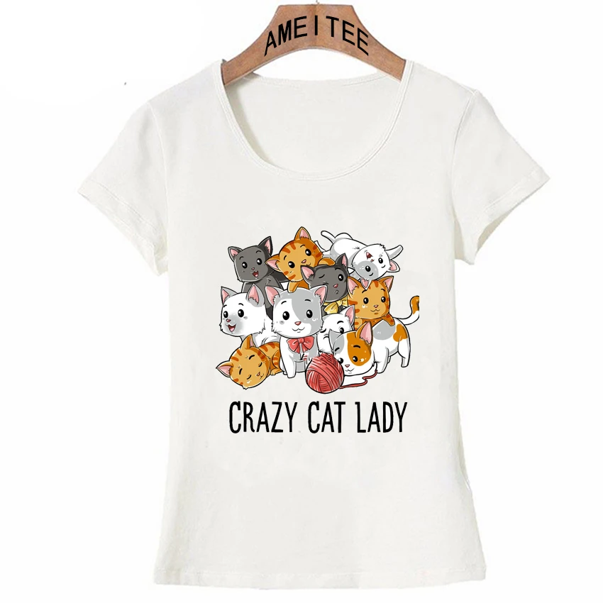 cat lady tee shirts