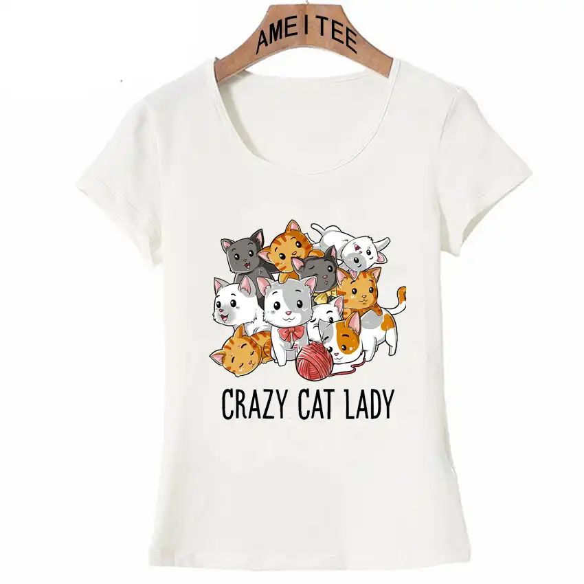 funny cat lady shirts