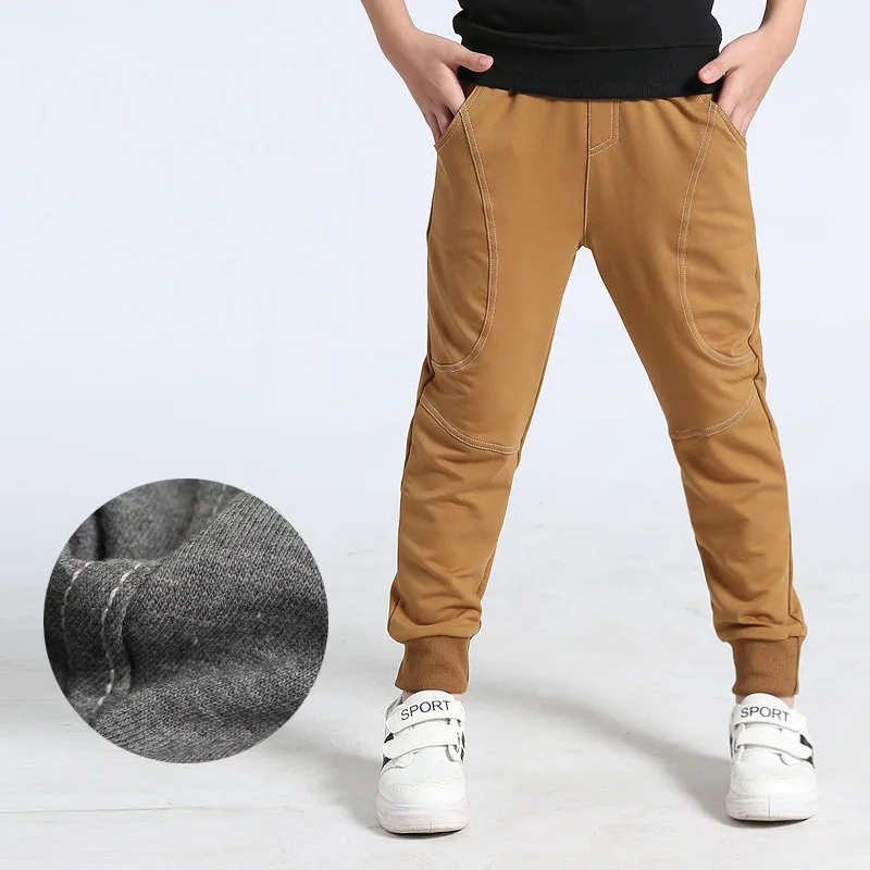 Spring Autumn Boys Sport Pants Cotton Kids Trousers Teenage Children Pants Casual Style Kids Boy Clothes 4 6 8 10 12 14 Year