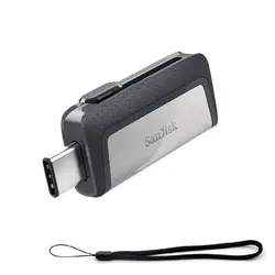 100% SanDisk флэш-накопитель USB OTG мини-pen Drive 32 ГБ, 64 ГБ и 128 ГБ USB 3,0 150 МБ/с. Dual USB Flash Drive для ПК и телефонах Android