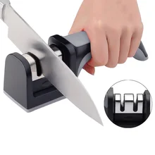 3 ступени нож шлифовальный Быстрый Профессиональный нескользящий Силиконовый Резиновый бытовой кухонный инструмент многоразмерный из нержавеющей стали