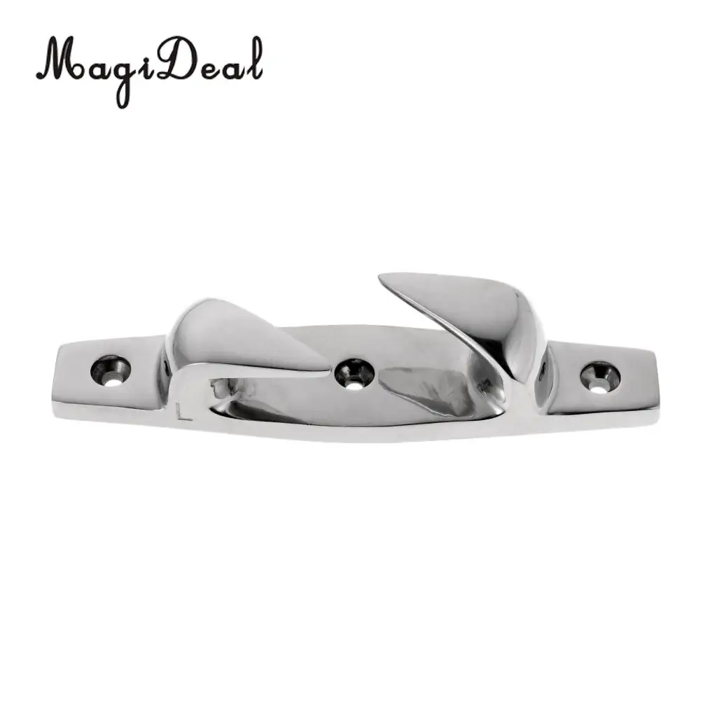 MagiDael Heavy Duty Stainless Steel Handed Fairlead Marine Boat Deck Skene Cleats 6' 154mm Left/Right for Mooring Anchoring Boat