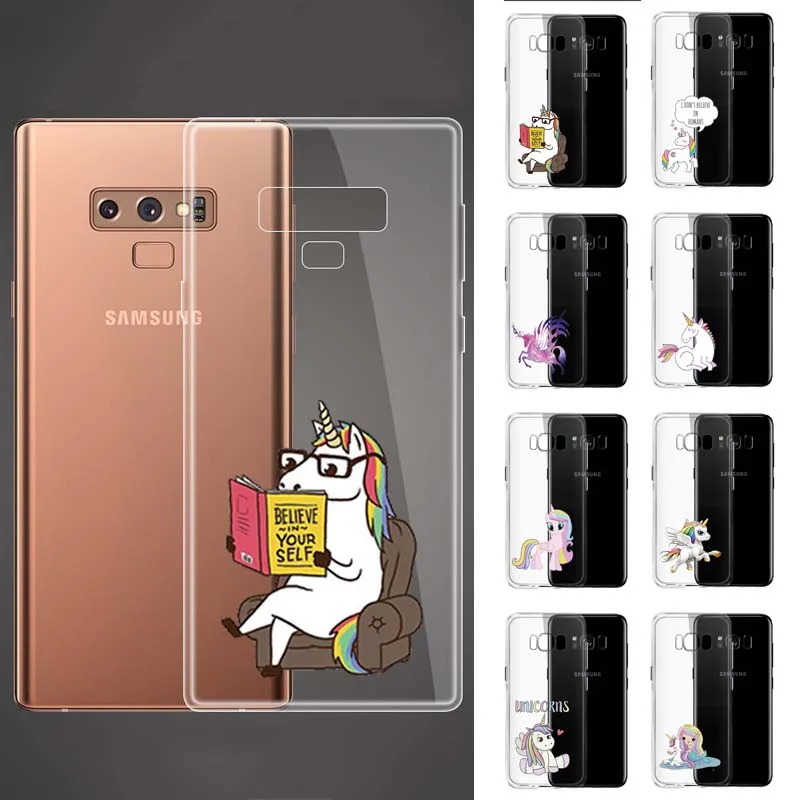 Cute Animals case for Samsung Galaxy Note 9 8 5 Thin Soft Silicone Phone Cover Capa Funda |