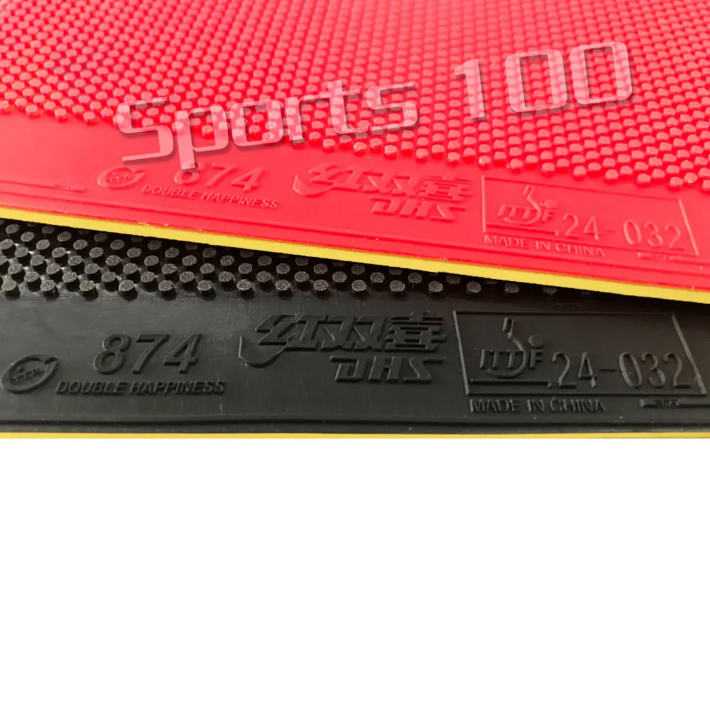 DHS 874 # نصف طويل البثور خارج تنس طاولة بينغبونغ المطاط (المطاط مع الإسفنج) 2015 مصنع بخسارة البيع المباشر