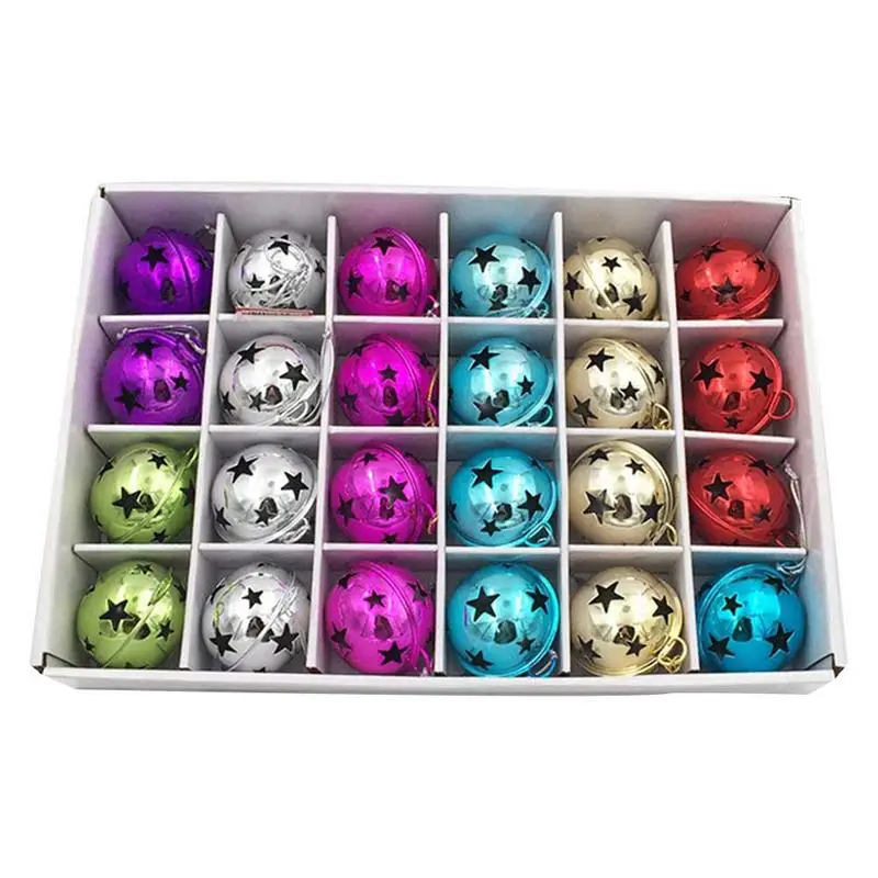 

Christmas Bells Metal Jingle Bells Christmas Tree Decoration Family Ornament Xmas Baubles Bells Arts Crafts Size 60*60mm