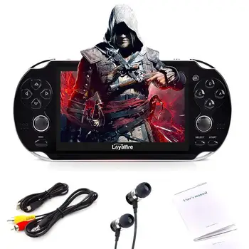 

Dual Rocker 4.3 inch 8GB portable game player handheld game console support TV-Out camera video music with hundreds games