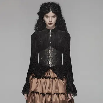 

Punk Rave Women's Steampunk Buckle-up Underbust Corsets WS304YDF