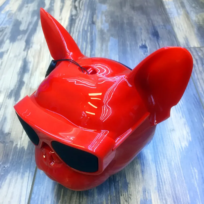 Модный беспроводной динамик Aerobull Dog Head Bluetooth 4,1 с ремешком бульдог, Bluetooth, HIFI сабвуфер, поддержка u-диска, TF карта