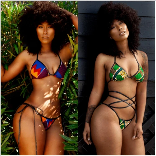 

sexy Women bandage halter backless Triangle Padded Push up bikini set Swimwear Bikini Swimsuit Bathing Suit New