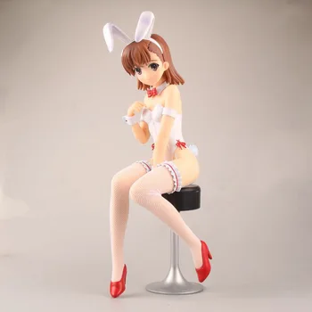 

Toaru Kagaku No Railgun Misaka Mikoto Bunny girl action figure PVC toys collection doll anime cartoon model for Christmas gift