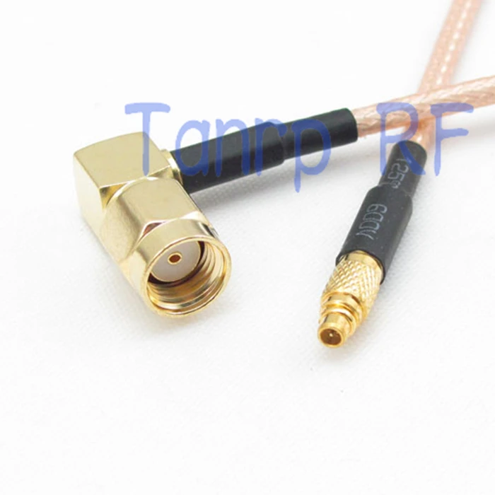 6 inch 15cm RG316 RP-SMA Female Long to MMCX MALE ANGLE Pigtail Jumper RF coaxial cable 50 ohm High Quality Quick USA Shipping 