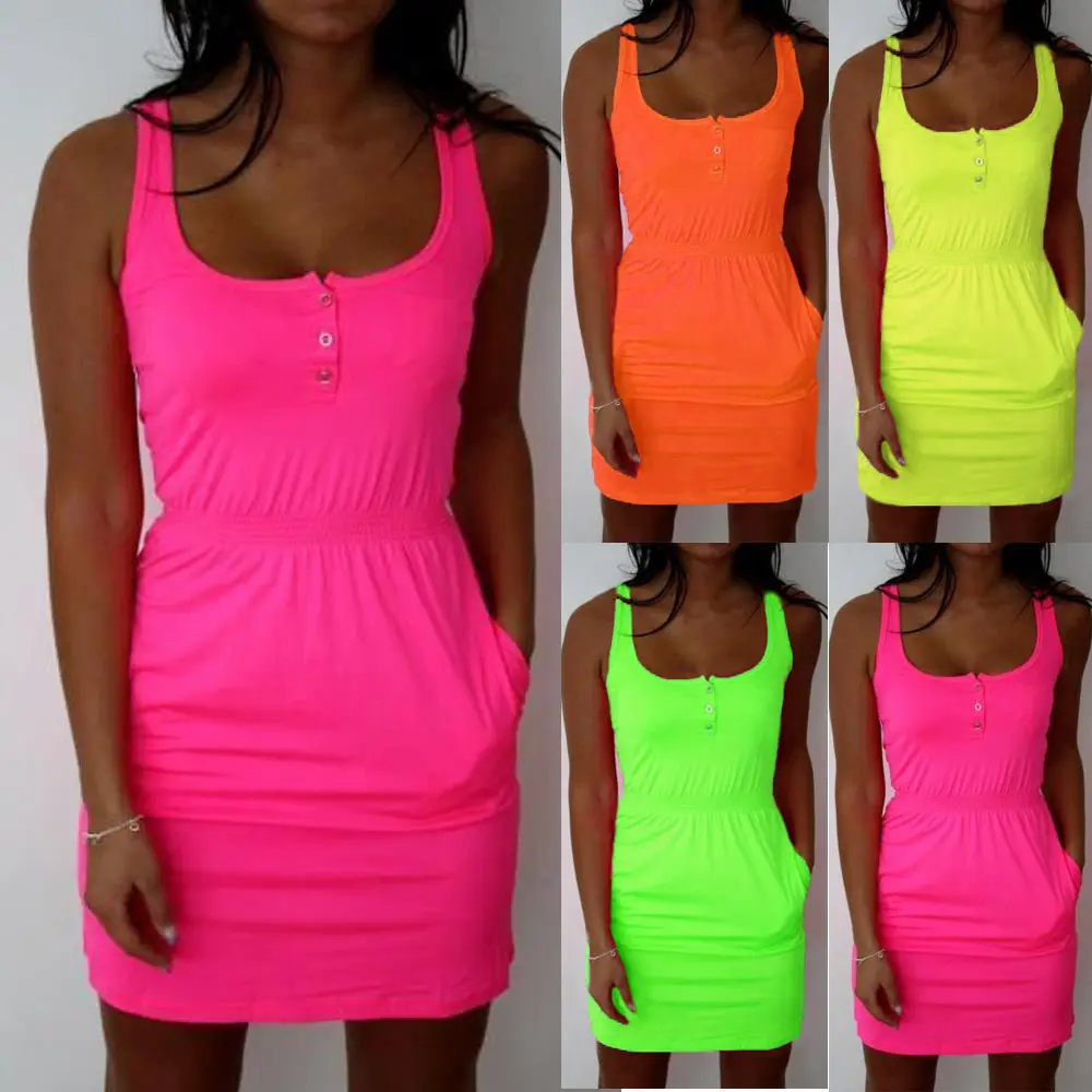 Wholesale JOYINPARTY l Candy Color Slim Mini Bodycon 2017 Summer Style Women Tropical Boho Clothing Brief 5XL Plus Size Casual Dresses Buy Cheap JOYINPARTY l Candy Color Slim Mini Bodycon 2017 Summer Style Women Tropical Boho Clothing Brief 5XL Plus Size Casual Dresses