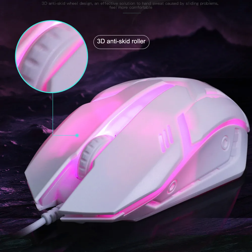 Игровой набор клавиатура и мышь T6 Радужная Подсветка Usb Эргономичный для ПК ноутбука геймера игры мышь s и клавиатуры комплект коврик для мыши# g4