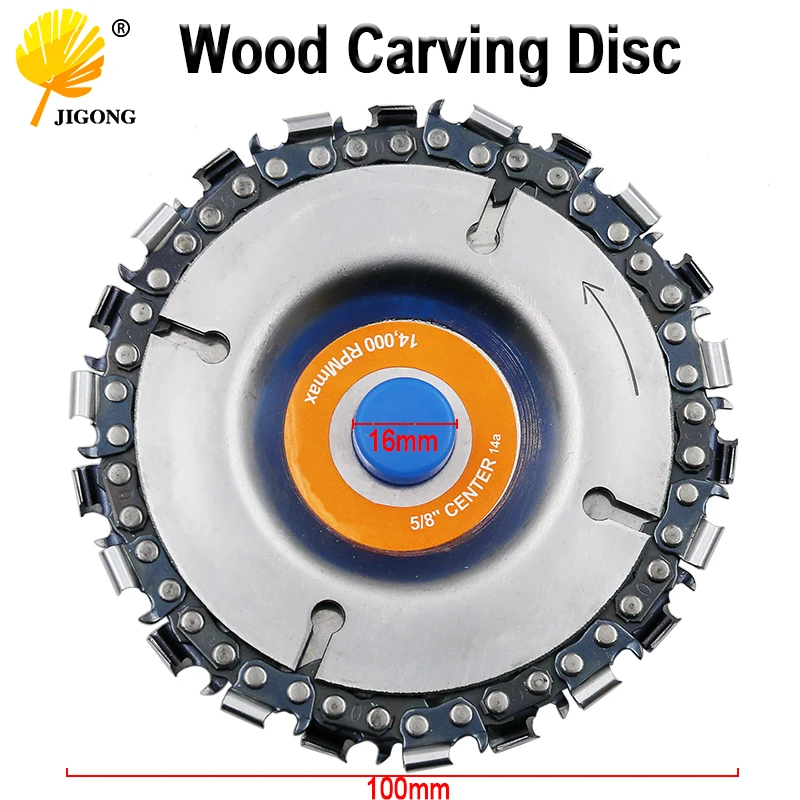4 Inch Grinder Disc and Chain 22 Tooth Fine Abrasive Cut Chain For 100/