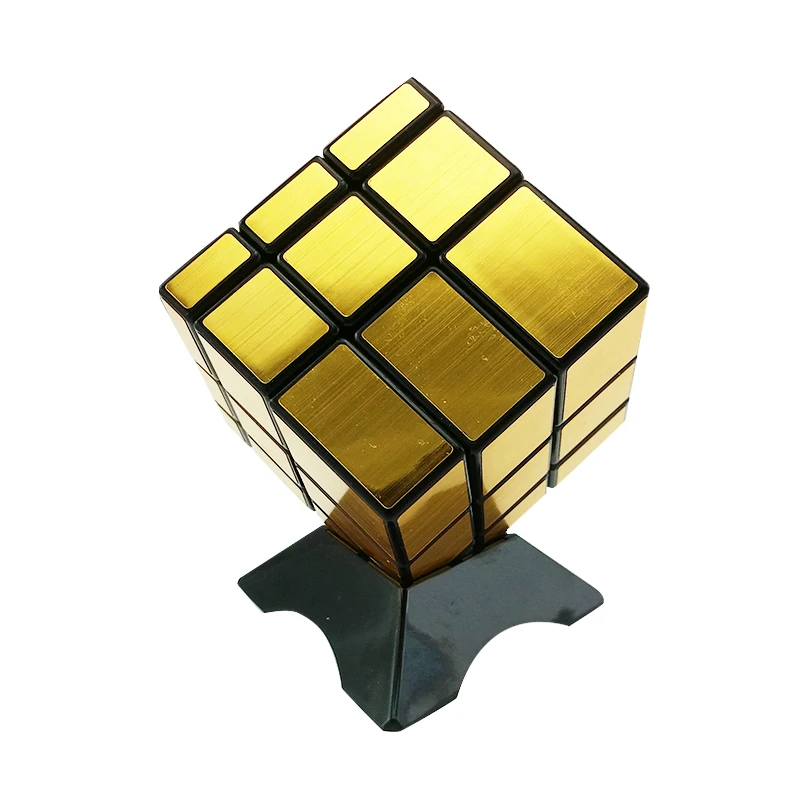 3x3x3 черный золотой зеркальный волшебный куб скоростная головоломка игрушки для детей развивающие профессиональные твист плавно игрушки Кубики детский подарок
